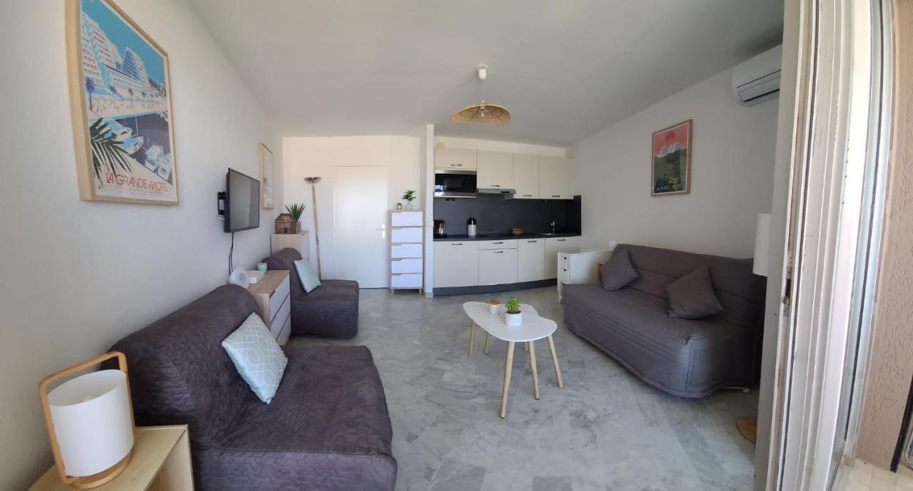 Vue Imprenable Sur Le Port, Proche Plages ! Apartment ลา กร็องเดอ-ม็อต ภายนอก รูปภาพ